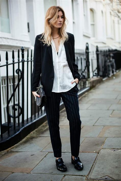 pinstripe pants outfit